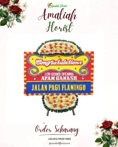 Bunga Papan Congratulation di Rungkang